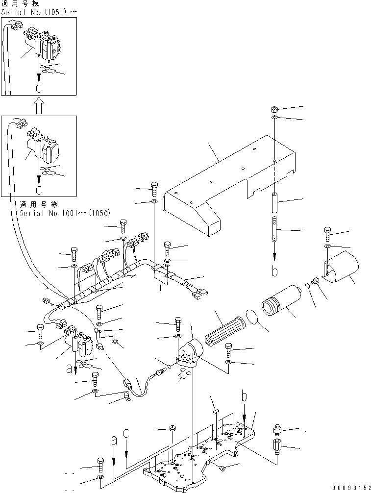 Управляющий клапан в сборе 561-15-00851 KOMATSU