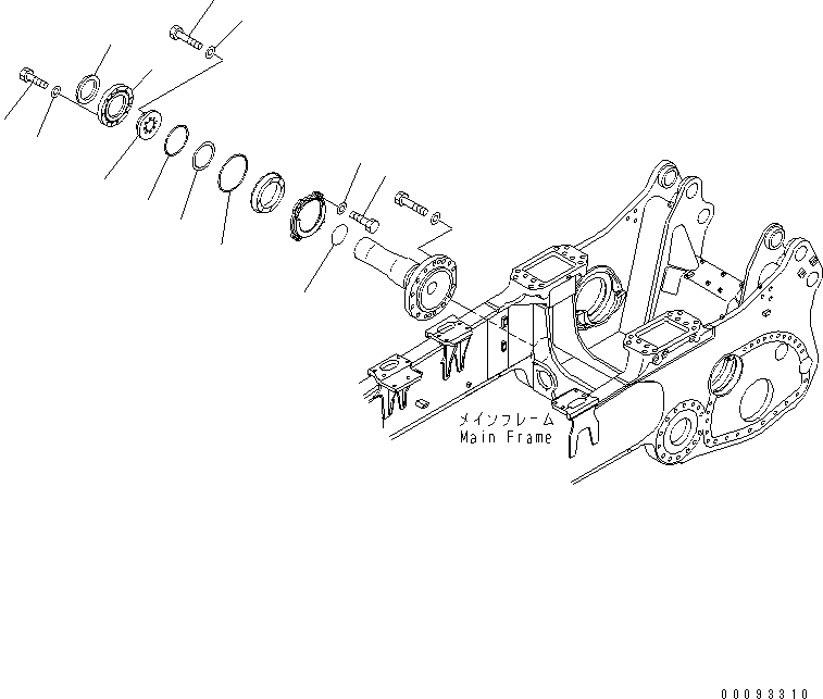 Уплотнительное кольцо круглого сечения 07000-45155 KOMATSU