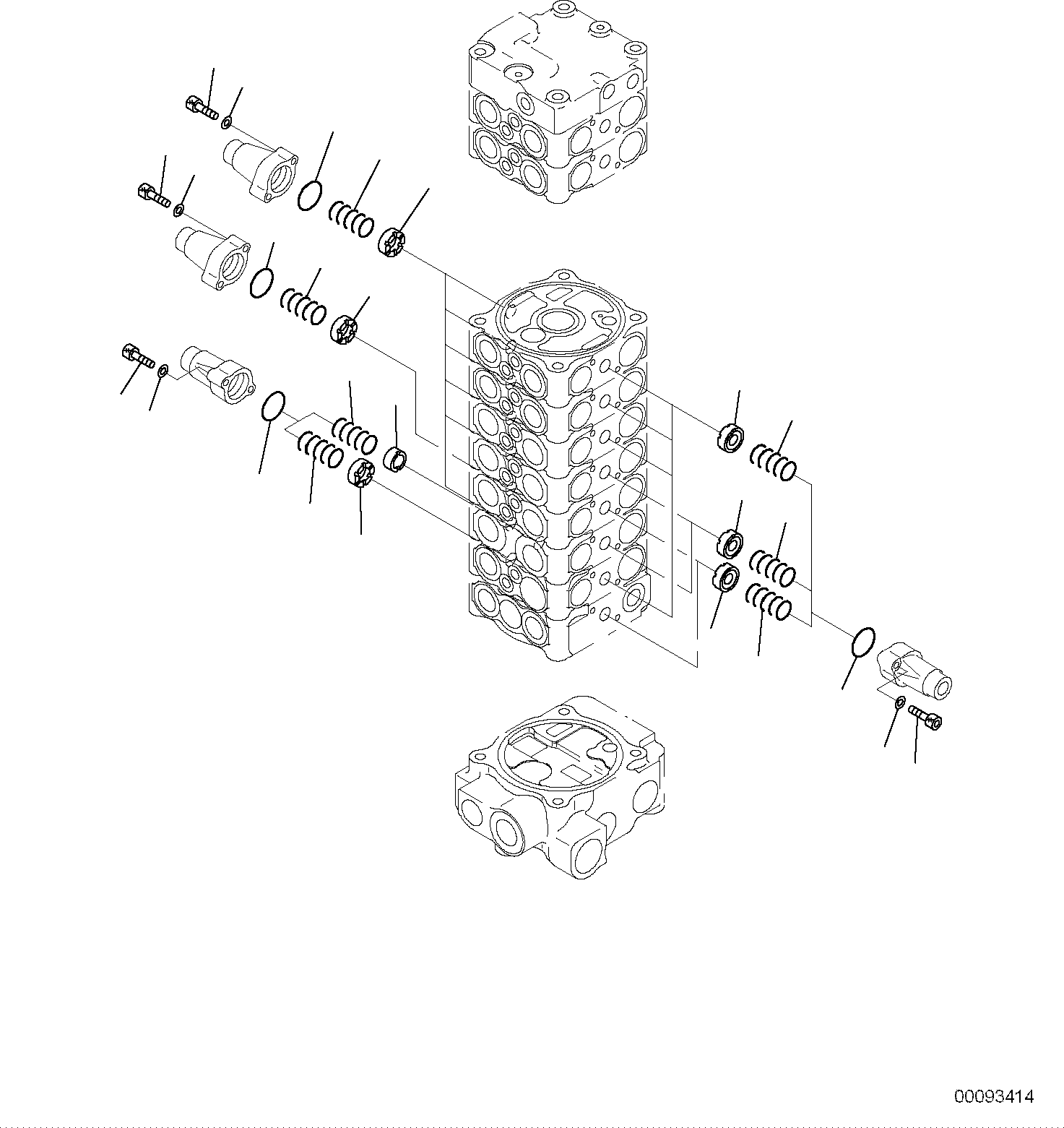 CONTROL VALVE, ASSEMBLY (723-2A-11301) KOMATSU