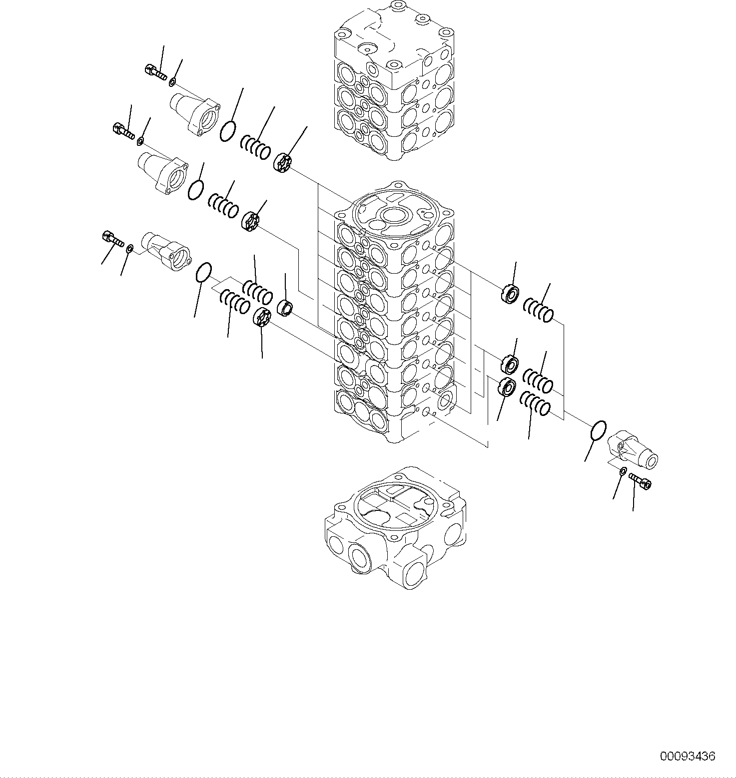 CONTROL VALVE, ASSEMBLY (723-2B-10200) KOMATSU