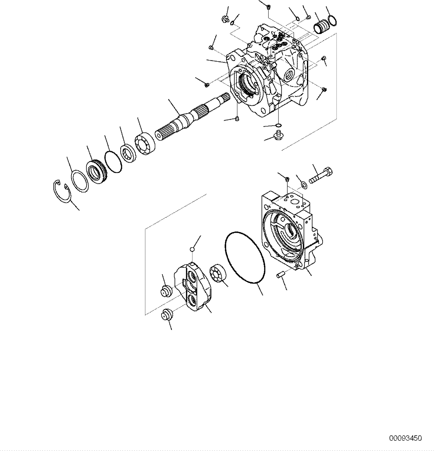 насос (подузел) 708-1W-01722 KOMATSU