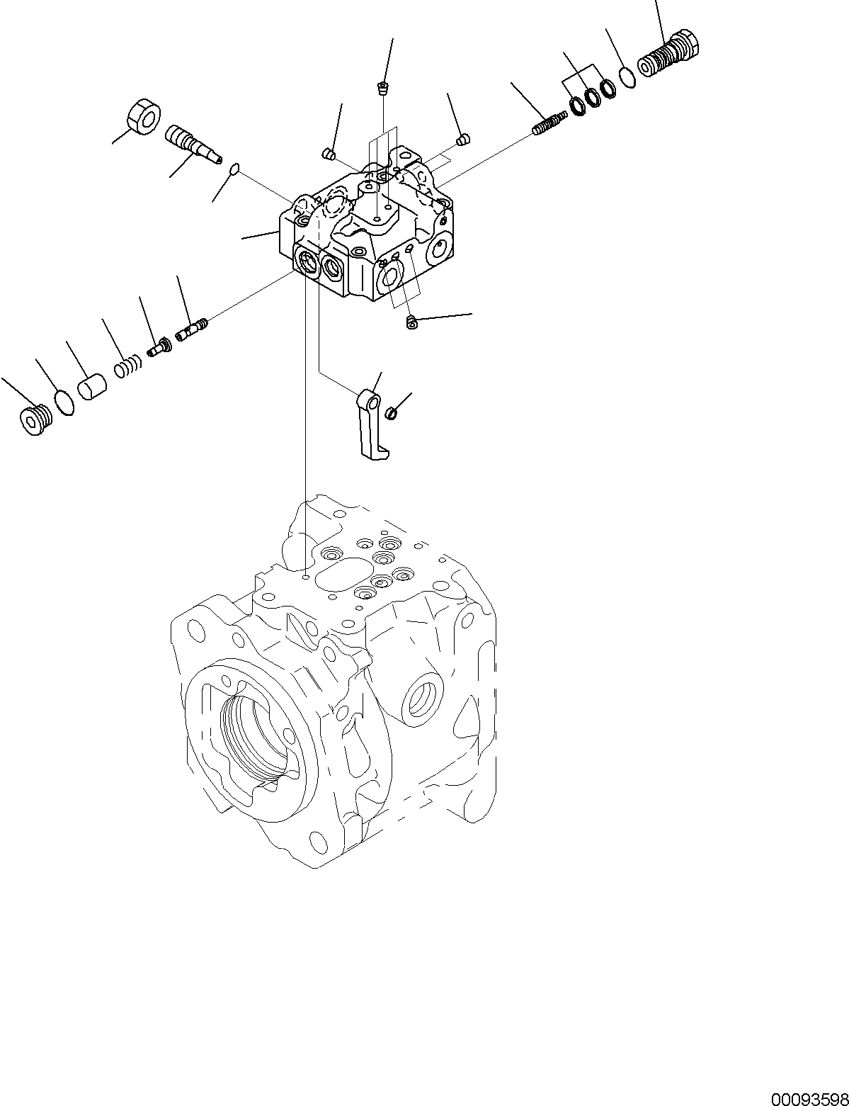 VALVE, ASSEMBLY (\7\ 708-1W-03040) KOMATSU
