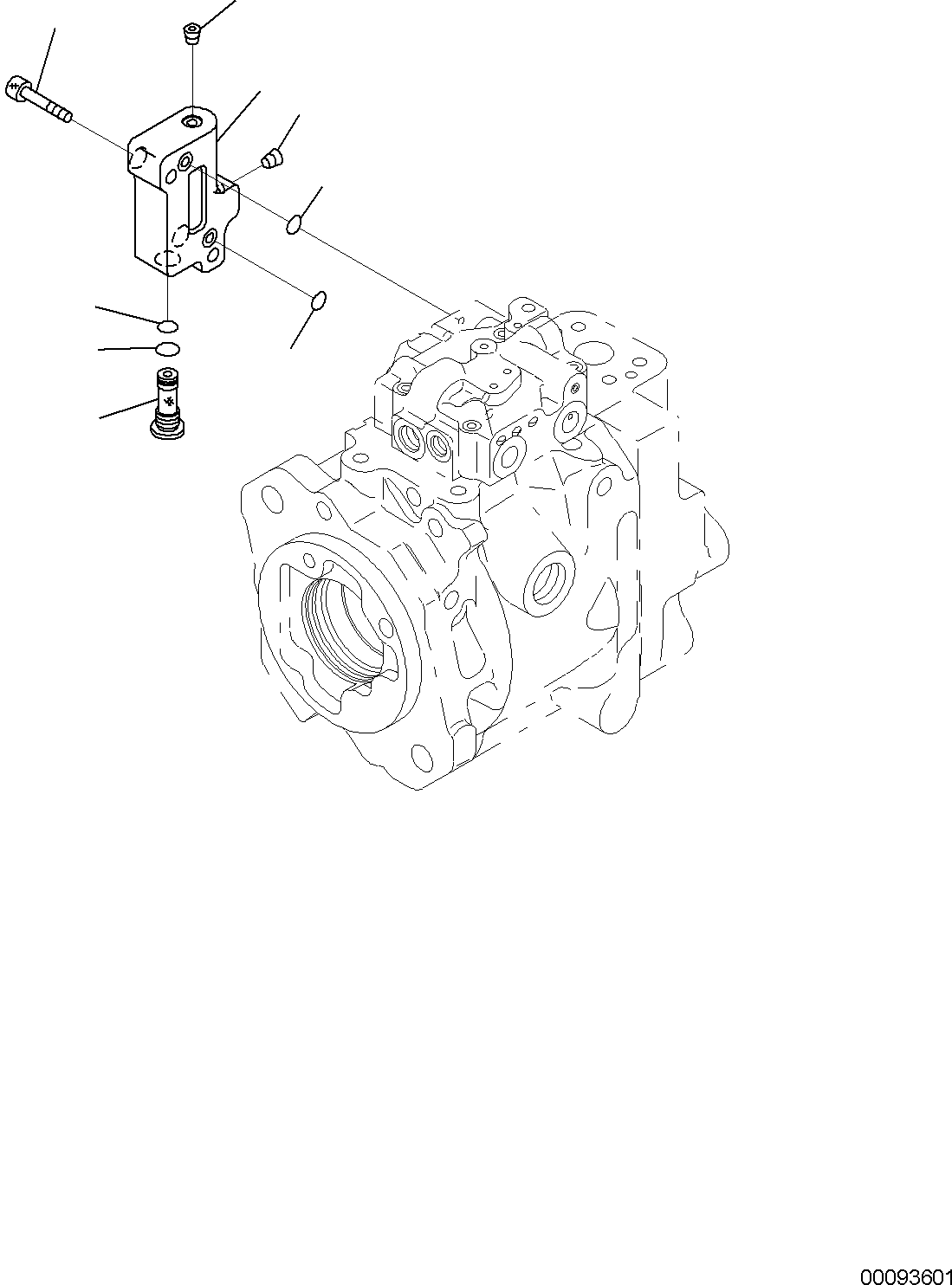 BLOCK, SUBASSEMBLY 708-1U-04620 KOMATSU