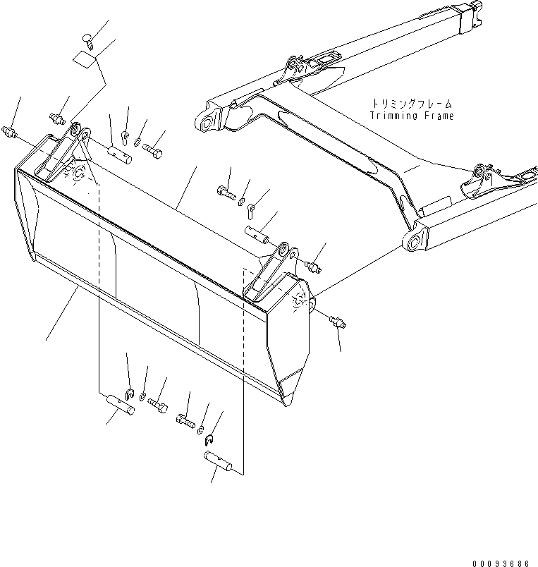 Щётка стеклоочистителя 154-922-3740 KOMATSU