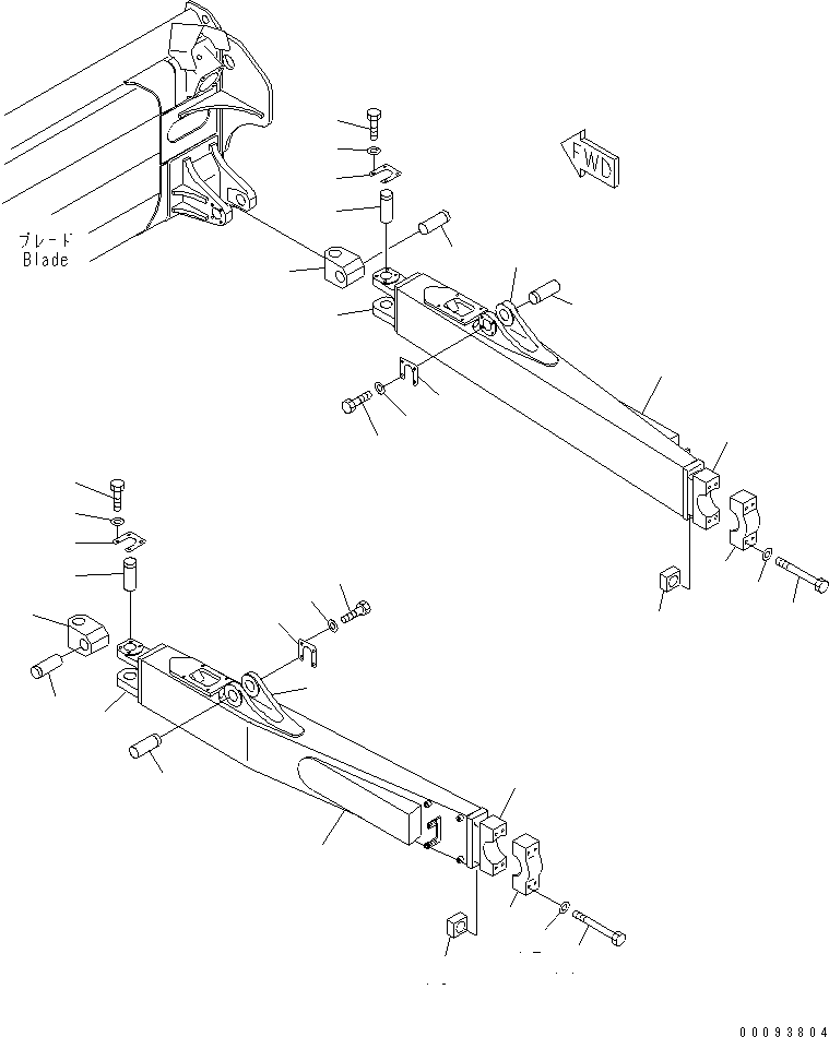 Кронштейн (сварной) 175-71-21480 KOMATSU