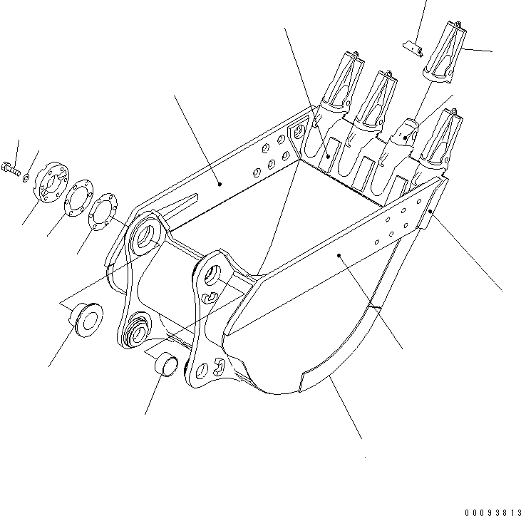 Пластина (сварная) 209-70-44320 KOMATSU