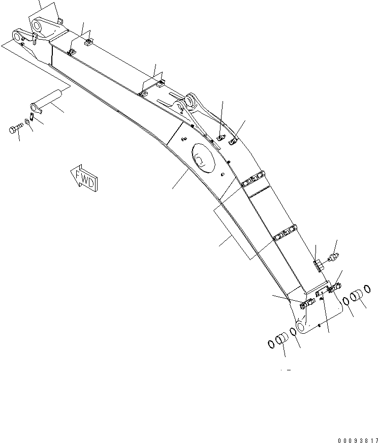 Boom Assembly 207-70-00554 KOMATSU