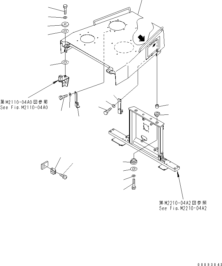 Капот 17M-54-42112 KOMATSU