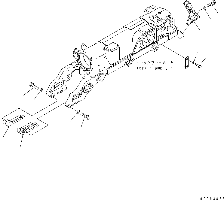 Крышка 17M-30-61331 KOMATSU