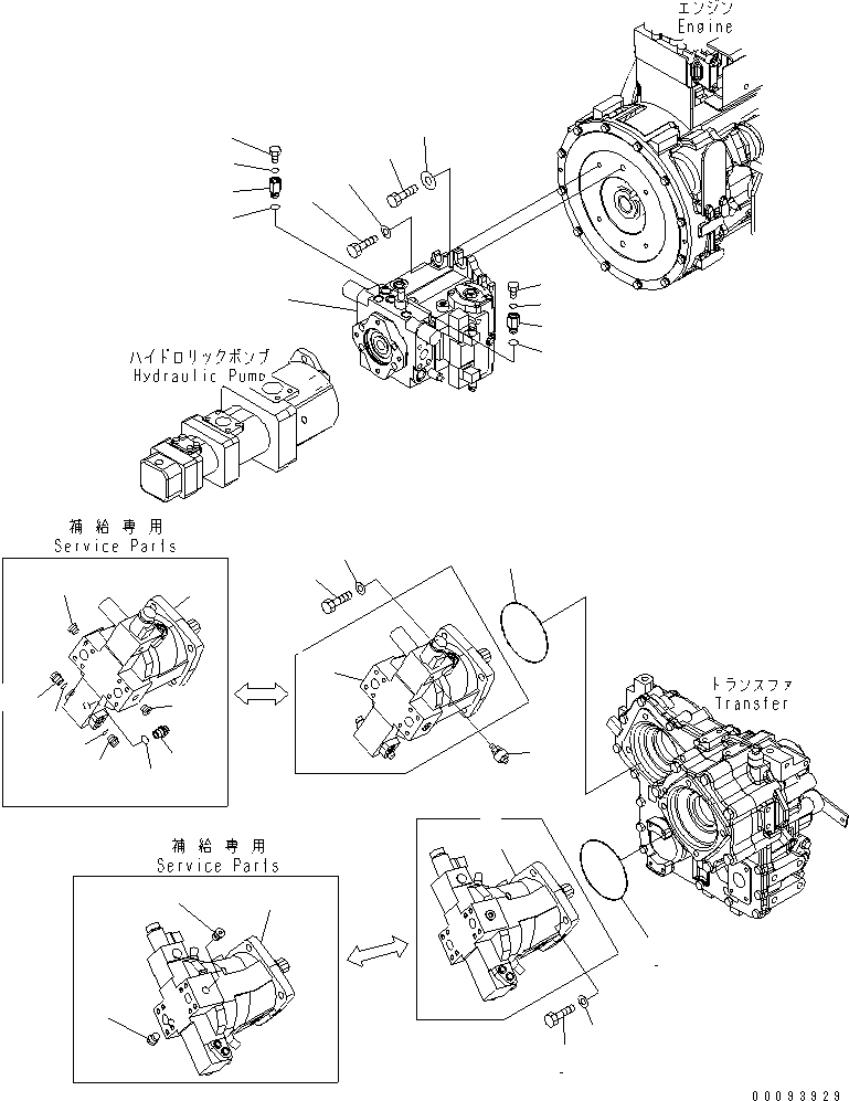 MOTOR,VARIABLE,(SEE FIG.Y1651-01A1) (\0\417-18-31301) KOMATSU