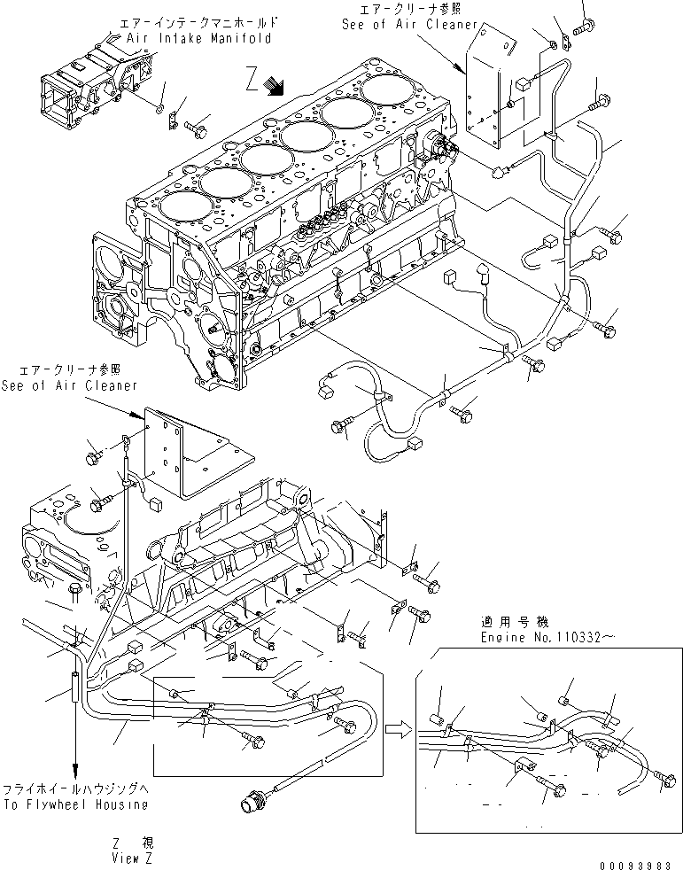 Жгут проводов \0\6217-81-8722 KOMATSU