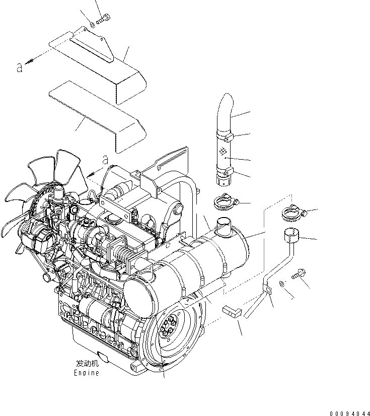 Хомут 07281-01809 KOMATSU