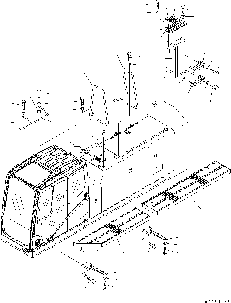 Пластина 21M-54-21140 KOMATSU