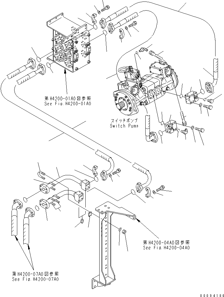 Трубка 42C-62-11271 KOMATSU