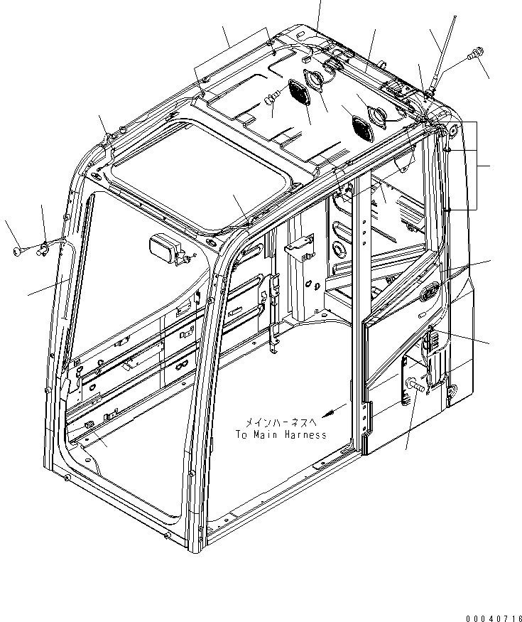 Жгут проводов 20Y-06-48640 KOMATSU
