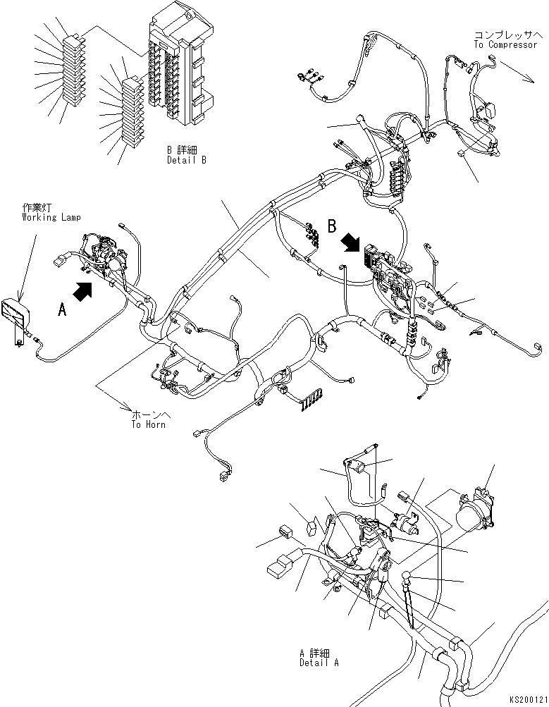 Кабель 20Y-06-48280 KOMATSU