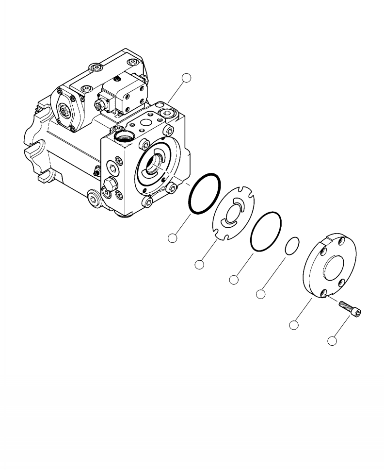 BOLT, ALLEN HEAD 17608 KOMATSU