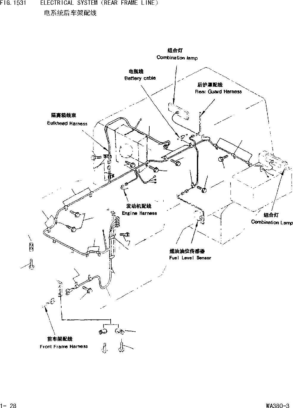 Жгут проводов 423-06-22840 KOMATSU