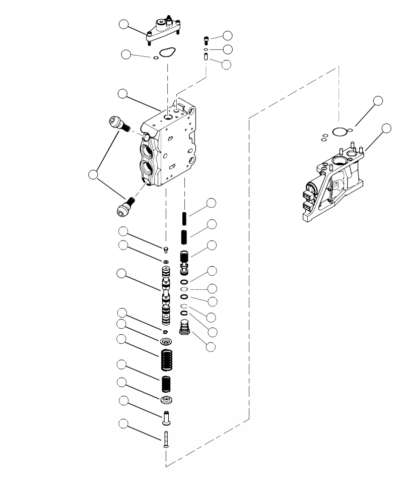 VALVE, CAB LEVELER 24778 KOMATSU