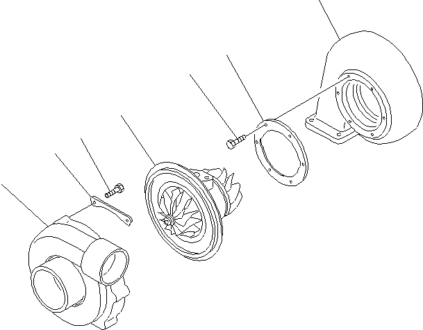 ROTOR ASS'Y,CENTER HOUSING GA409172-5035 KOMATSU