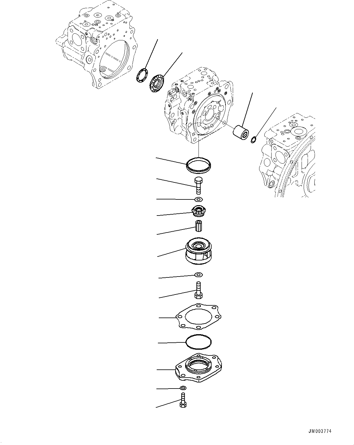 GEAR KIT (\7\708-2G-04730) KOMATSU