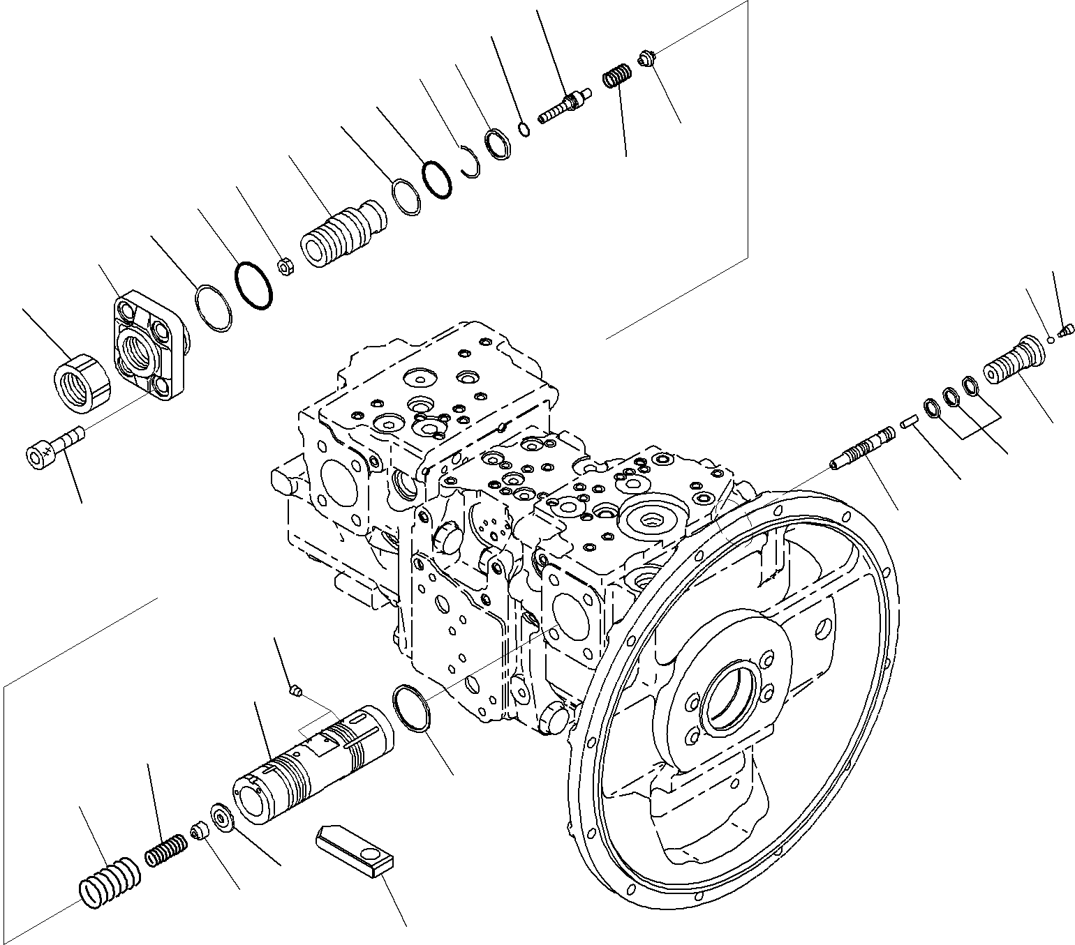Pump Sub-Assembly (\7\708-2L-01600) KOMATSU