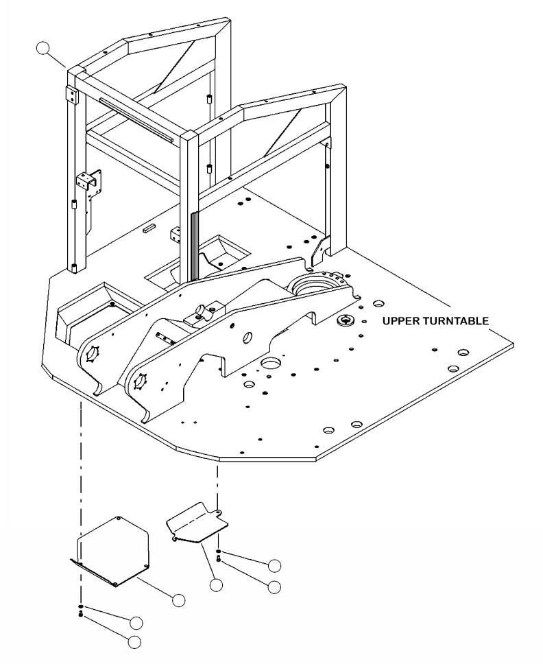 COVER, ENGINE OIL PAN ACCESS 17739KF KOMATSU