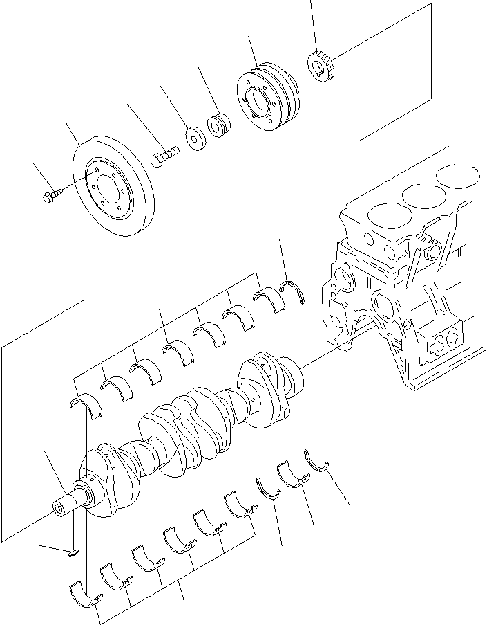 METAL, THRUST, OVERSIZE 0.25MM 6204-29-8510 KOMATSU