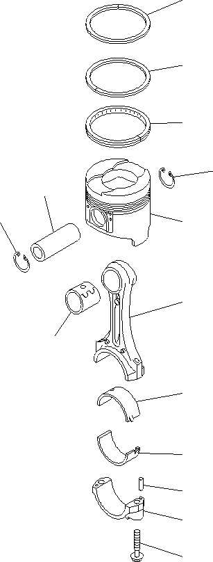 PISTON (S) 6207-39-2120 KOMATSU