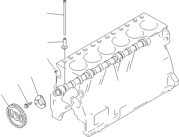 Толкатель 6204-41-2140 KOMATSU