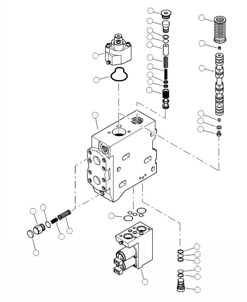 VALVE ASSEMBLY, STICK BOOM 24643 KOMATSU