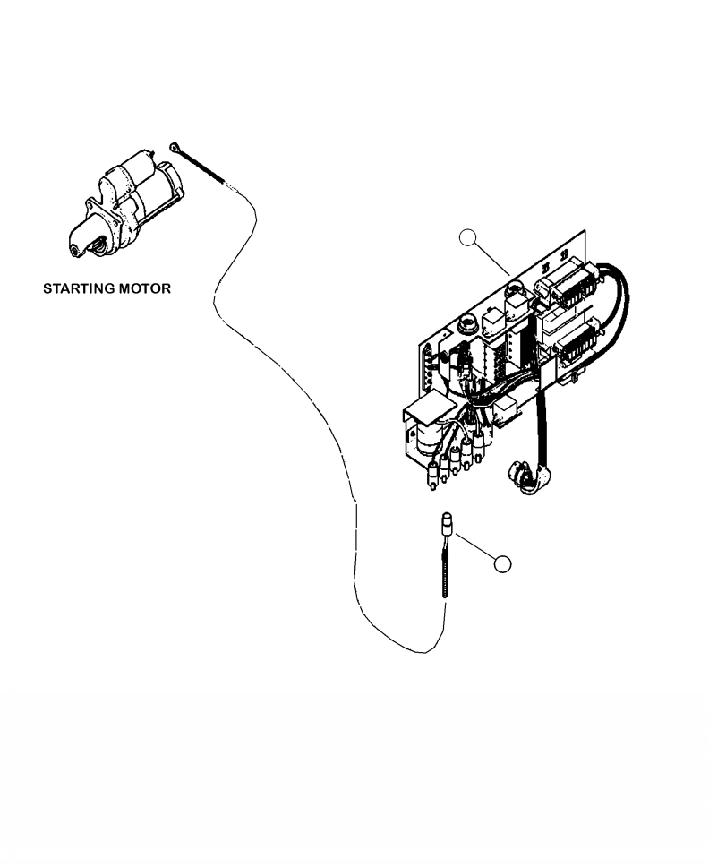 HARNESS, STARTING MOTOR SIGNAL 23889KF KOMATSU