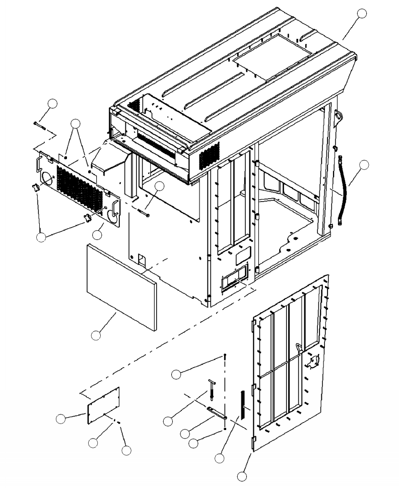 NUT, NYLOCK 15533KF KOMATSU