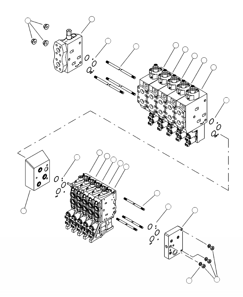 MID ADAPTER, SINGLE PUMP 85943 KOMATSU