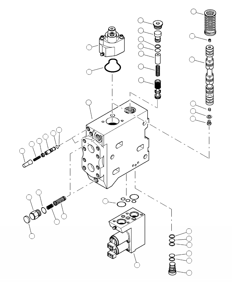 VALVE ASSEMBLY, SAW/SHEAR 24645 KOMATSU
