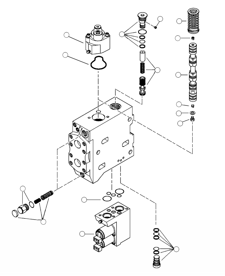 VALVE ASSEMBLY, MAIN BOOM 27266 KOMATSU