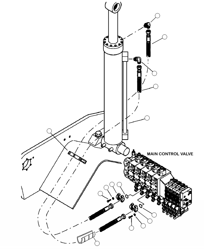 GUARD, HOSE 85983KF KOMATSU