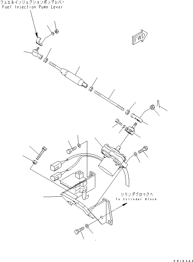 Болт 01016-51075 KOMATSU