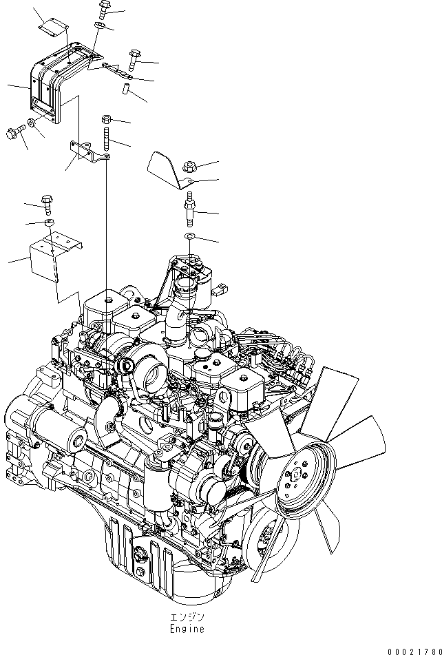 Заклёпка 09187-A0005 KOMATSU