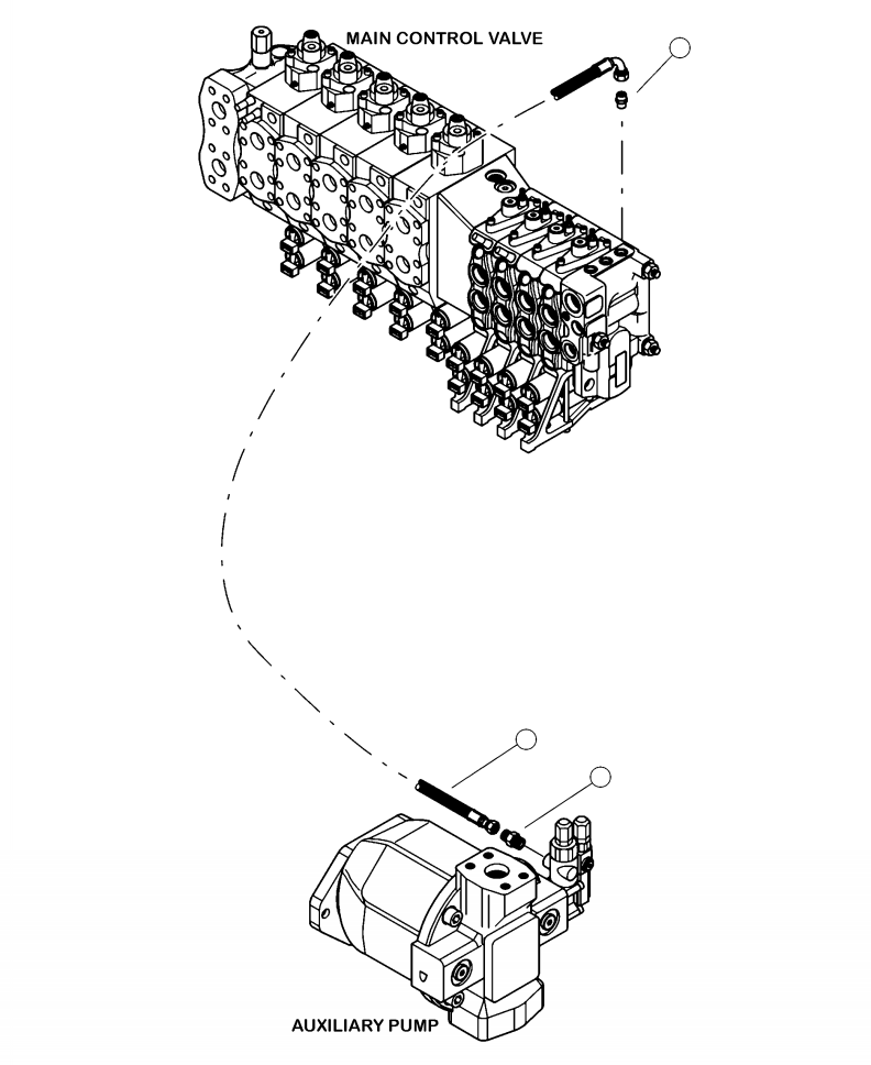 HOSE ASSEMBLY (4093 06-06OS-0609) 25937KF KOMATSU
