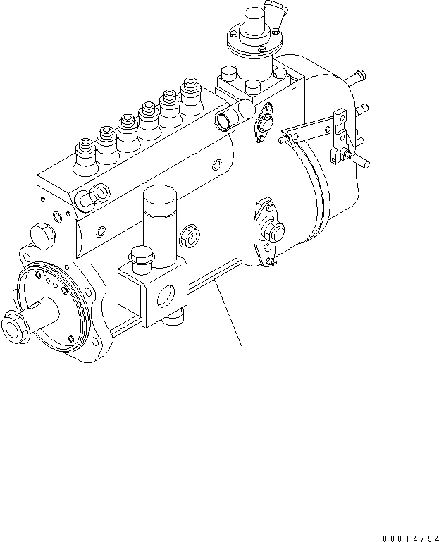 INJECTION PUMP ASSEMBLY 6738-71-1140 KOMATSU