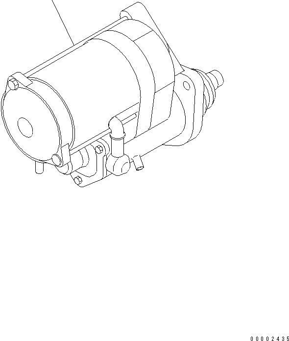 STARTING MOTOR A. 6736-81-4210 KOMATSU