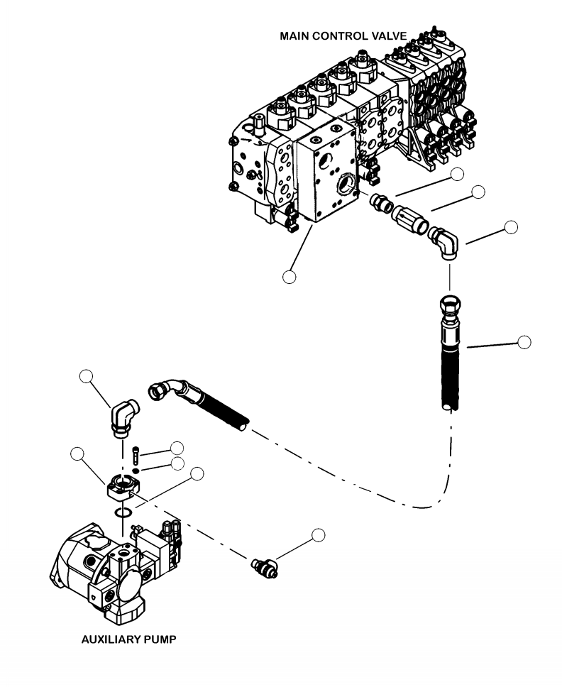 MANIFOLD, COMBINED FLOW 26967KF KOMATSU