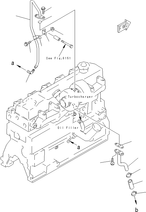 PIPE,OUTLET 6207-51-8310 KOMATSU
