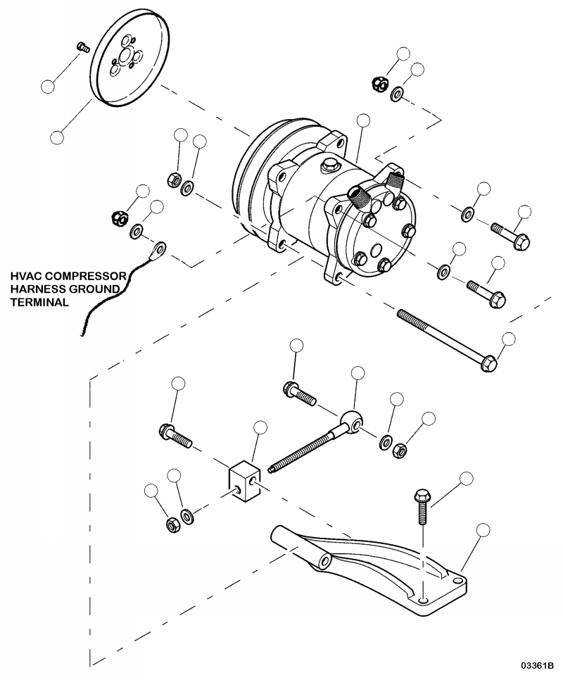 Самоконтрящаяся гайка 01596-10009 KOMATSU