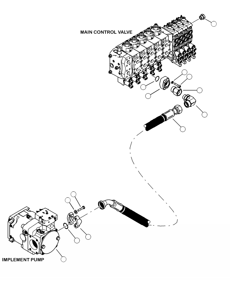 HOSE ASSEMBLY (6056 20-20OS-20C24-W WS238) 27360KF KOMATSU