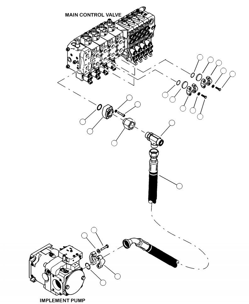 HOSE ASSEMBLY (4059-20-200S-20F4) 27346 KOMATSU