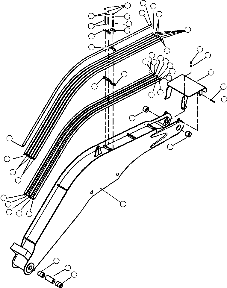 TUBE, BENT 85219KF KOMATSU