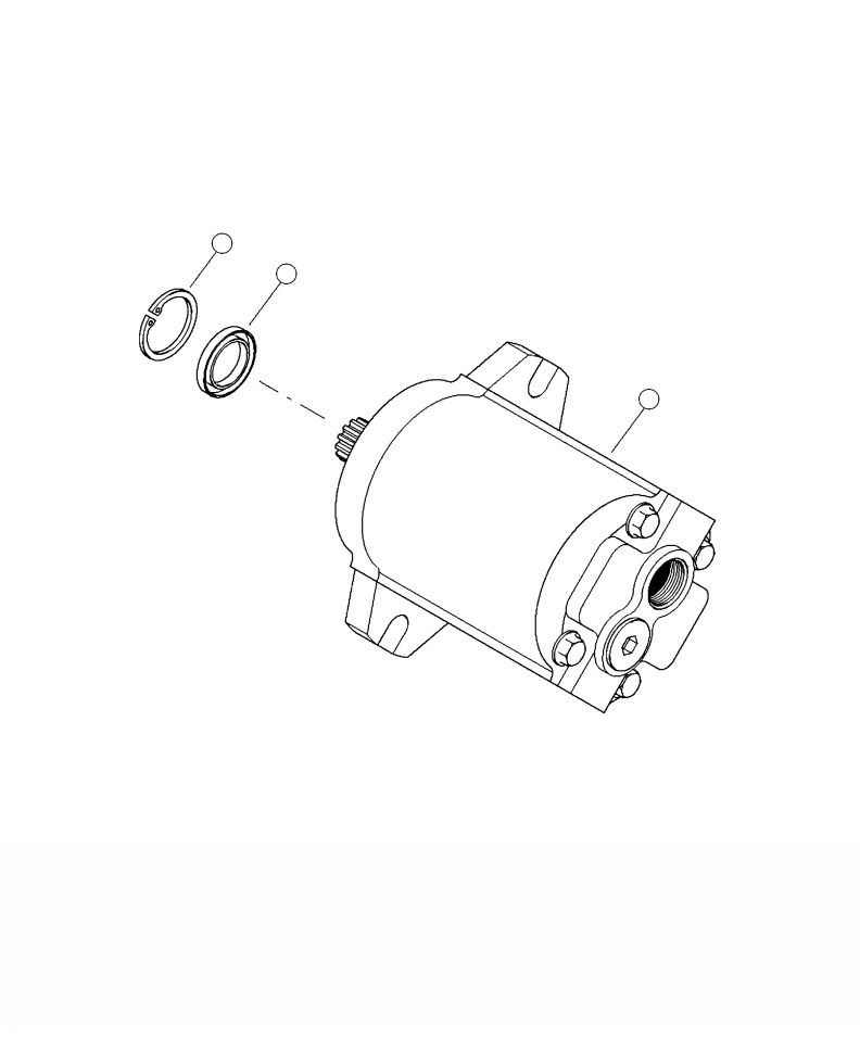 Уплотнение вала 28393 KOMATSU