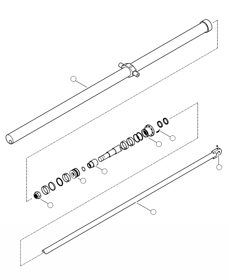 NUT, PISTON RETAINING 28307 KOMATSU